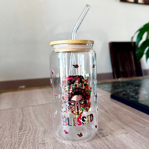 Canette personnalisée en verre